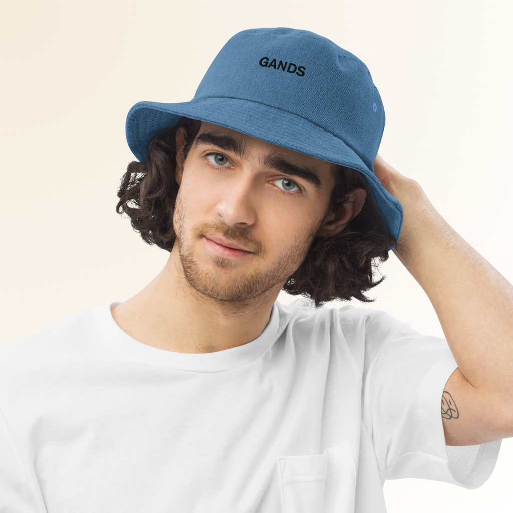 GANDS DENIM BUCKET HAT | LIGHT