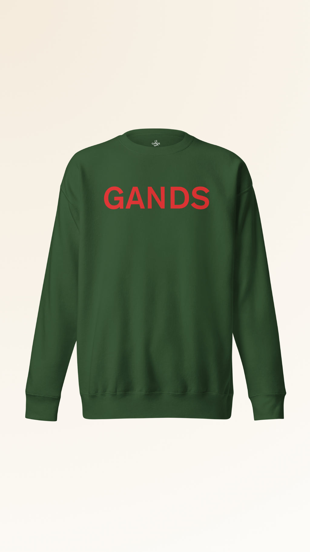 GANDS IDENTITY SWEATSHIRT | RED FOREST GREEN