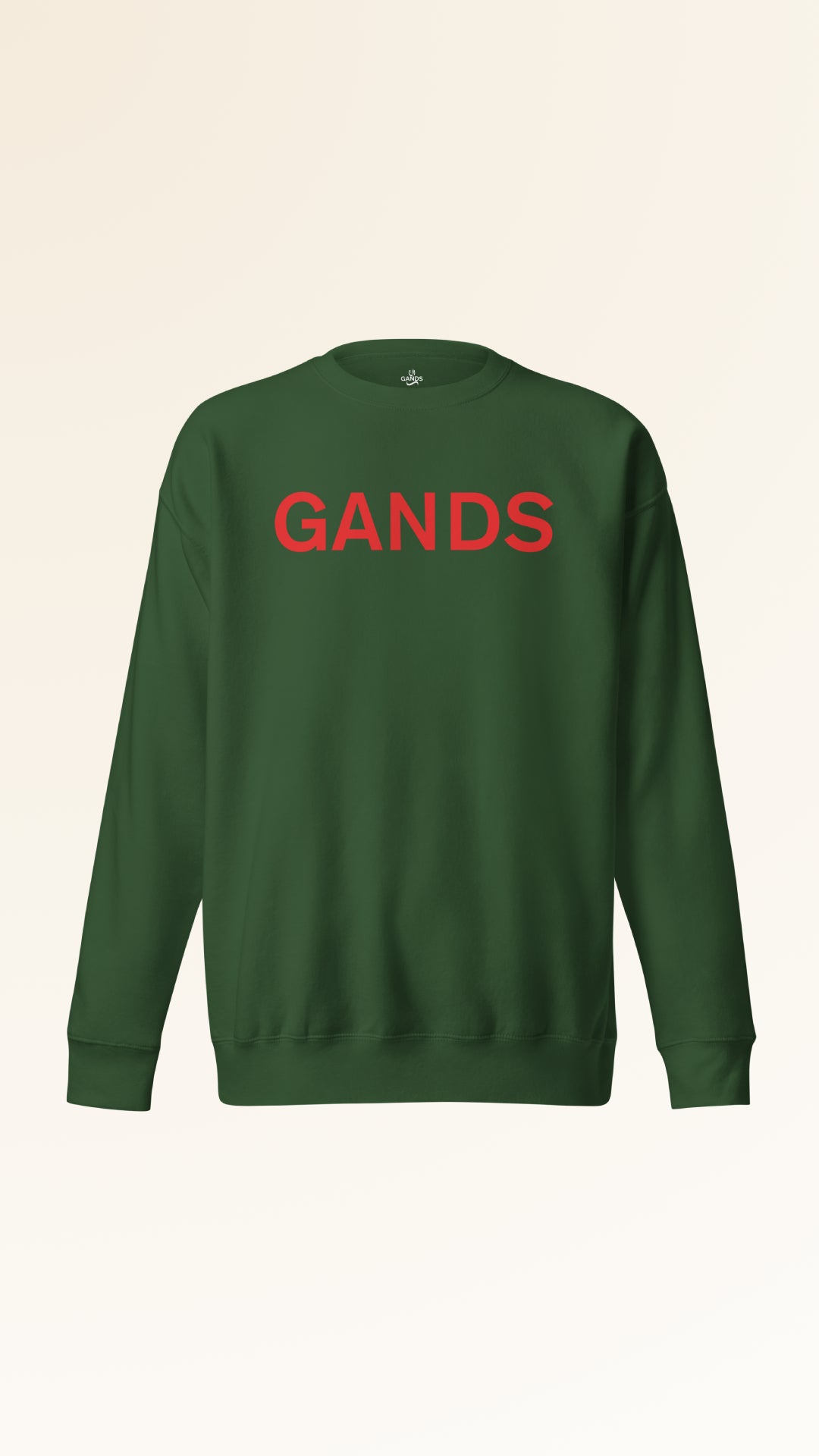 GANDS IDENTITY SWEATSHIRT | RED FOREST GREEN
