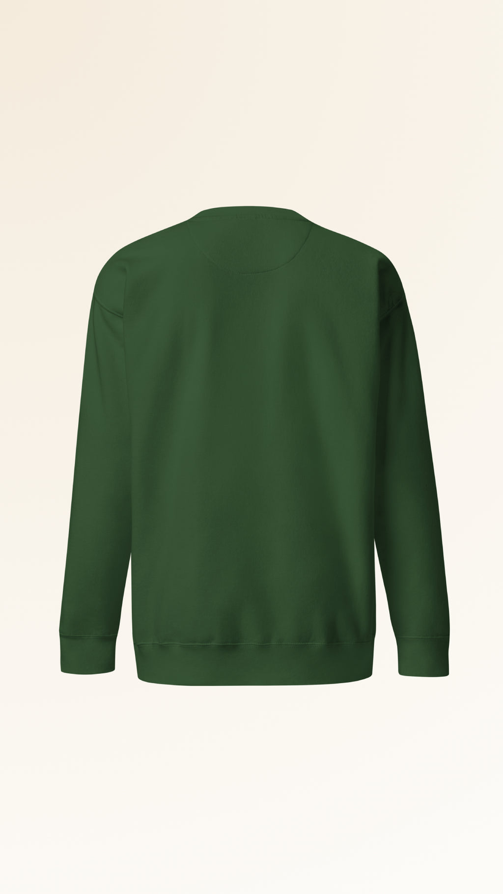 IDENTITY SWEATSHIRT  | WHITE FOREST GREEN