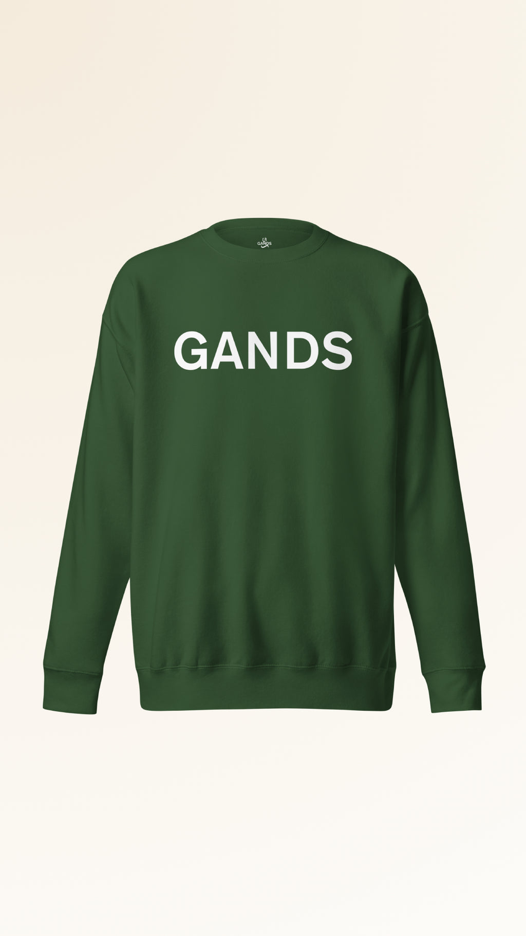 IDENTITY SWEATSHIRT  | WHITE FOREST GREEN