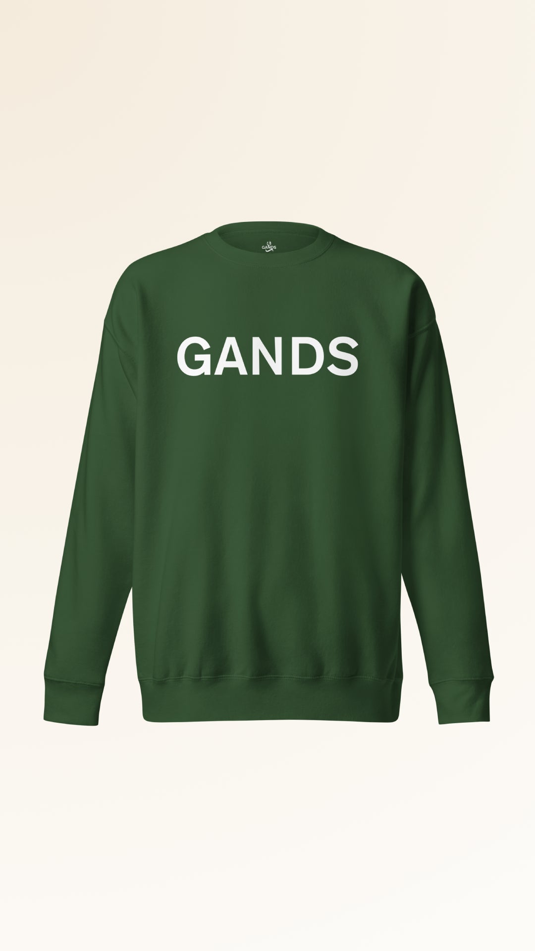 IDENTITY SWEATSHIRT  | WHITE FOREST GREEN