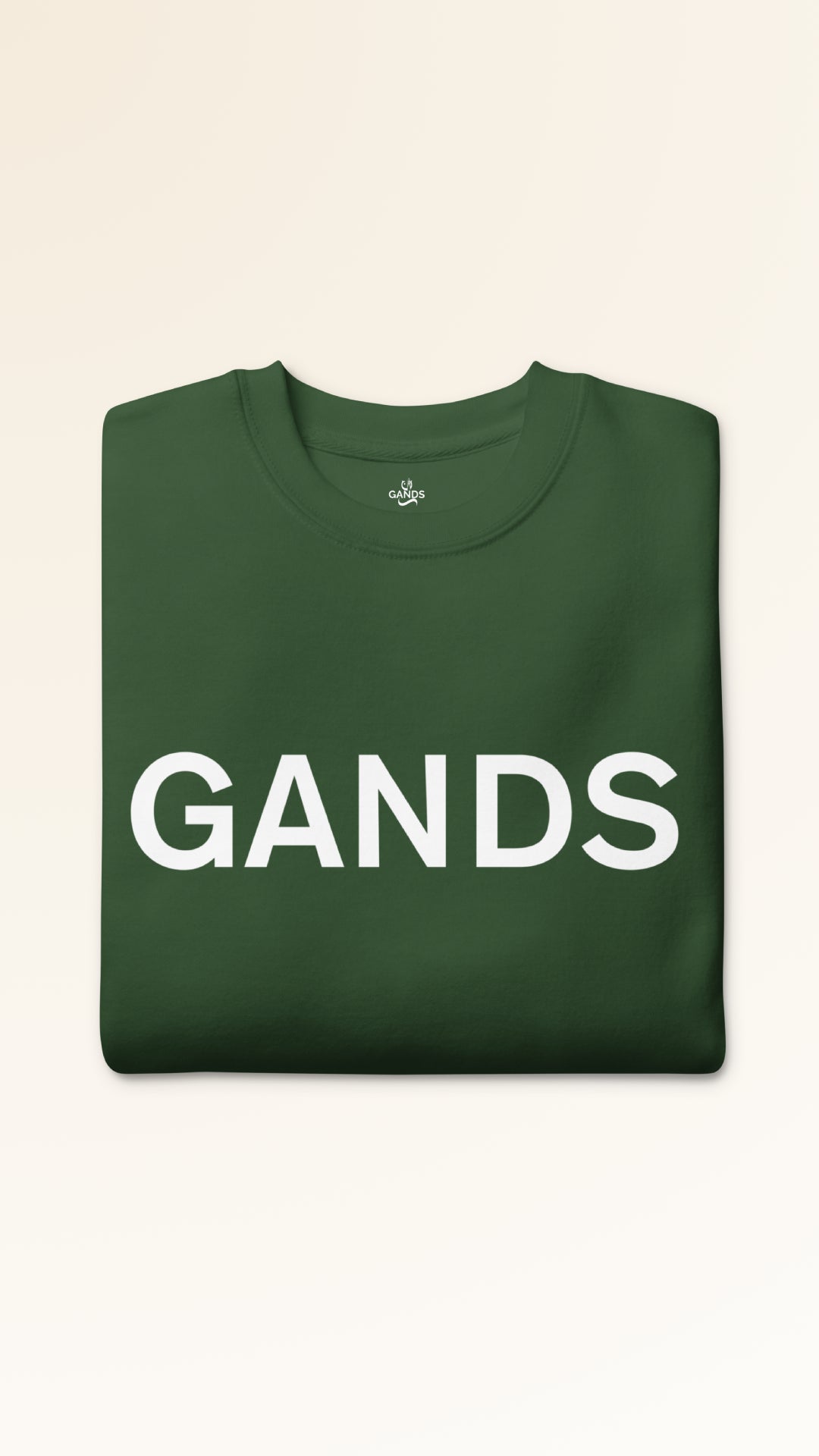 IDENTITY SWEATSHIRT  | WHITE FOREST GREEN