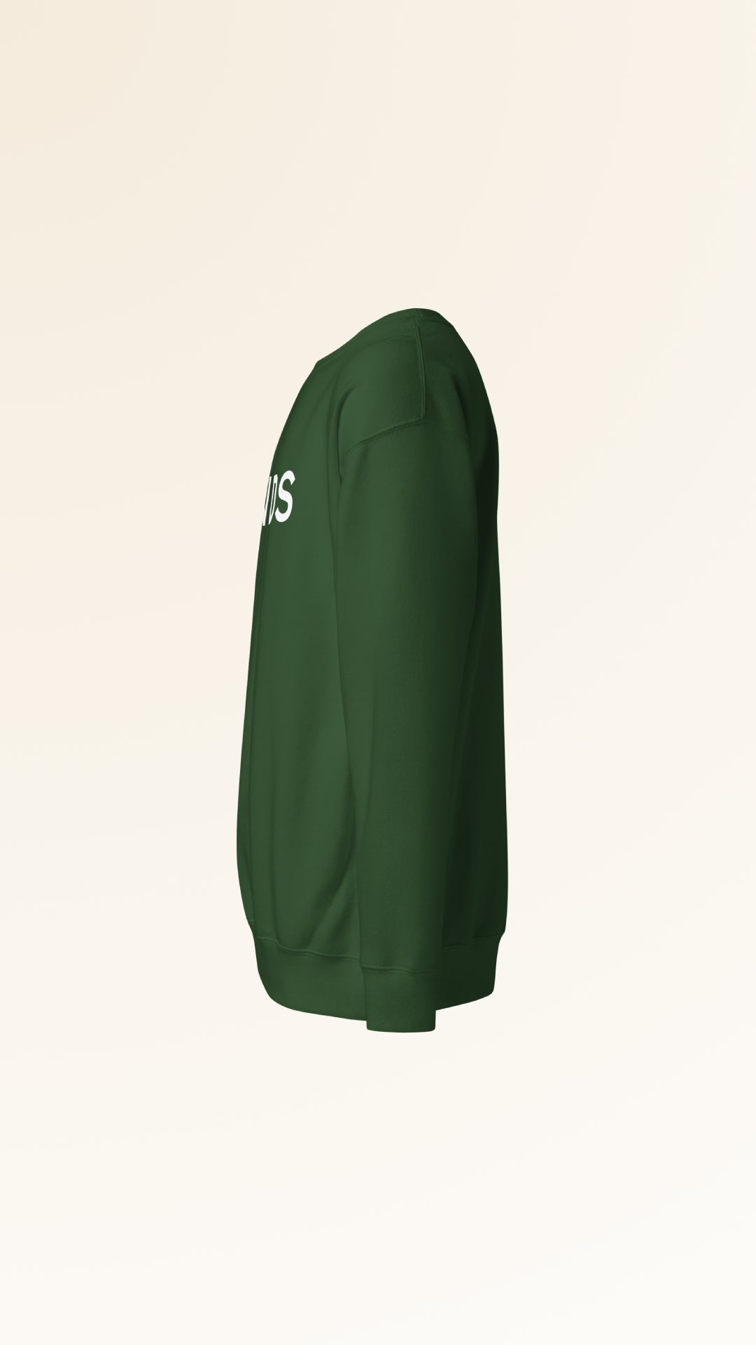 IDENTITY SWEATSHIRT  | WHITE FOREST GREEN