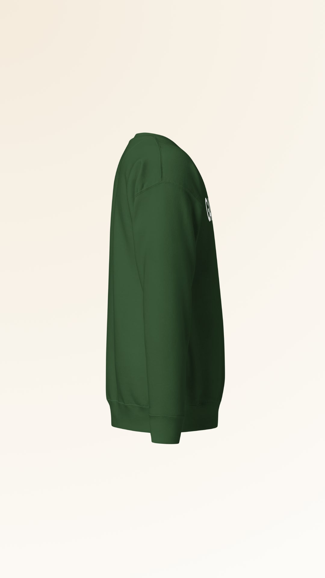IDENTITY SWEATSHIRT  | WHITE FOREST GREEN