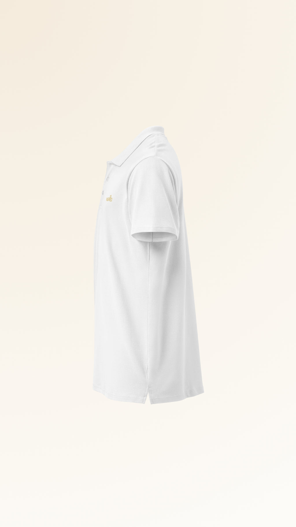 GANDS INSPIRED POLO | GOLD WHITE