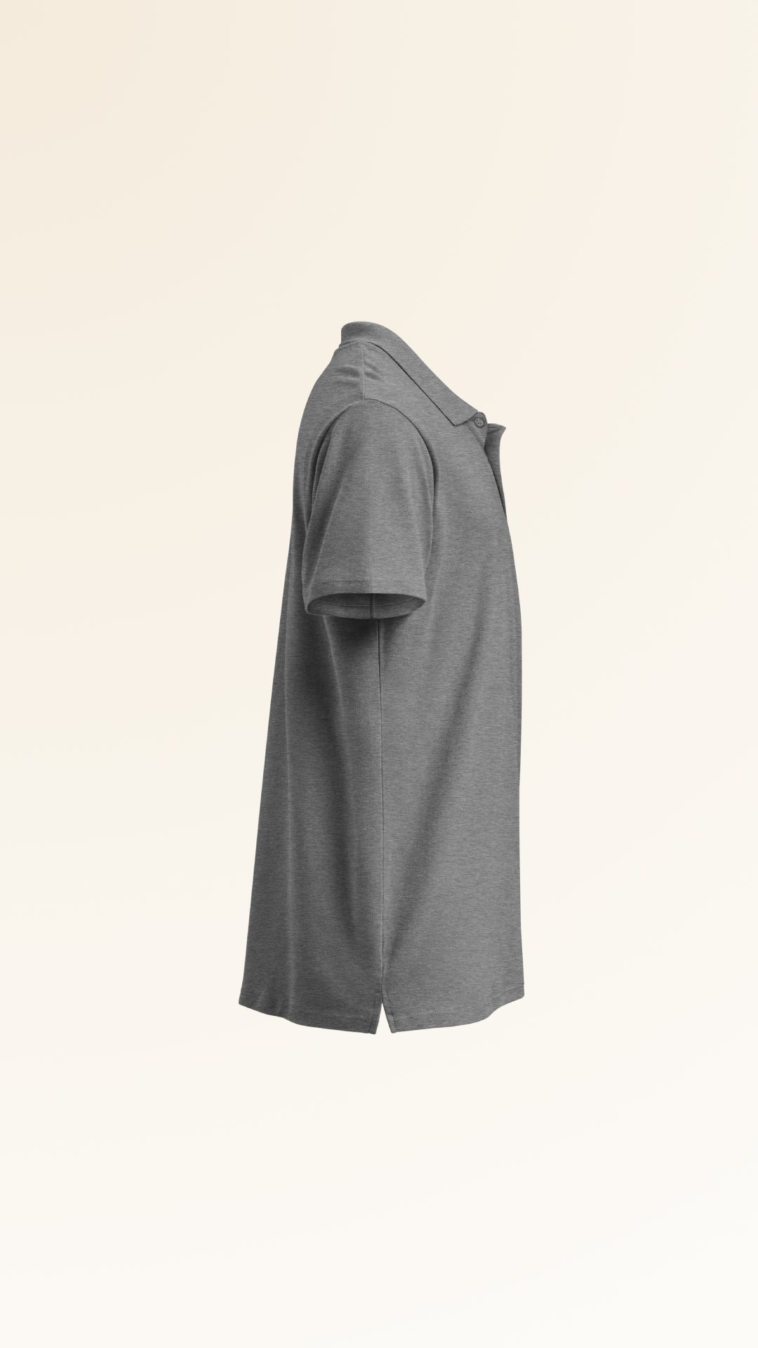 IDENTITY POLO | GREY MELANGE