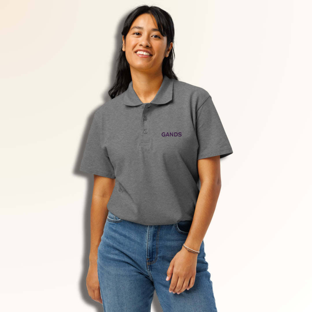 GANDS IDENTITY POLO | GREY MELANGE