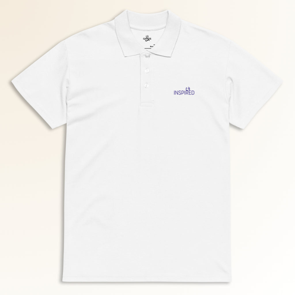 GANDS INSPIRED POLO | WHITE