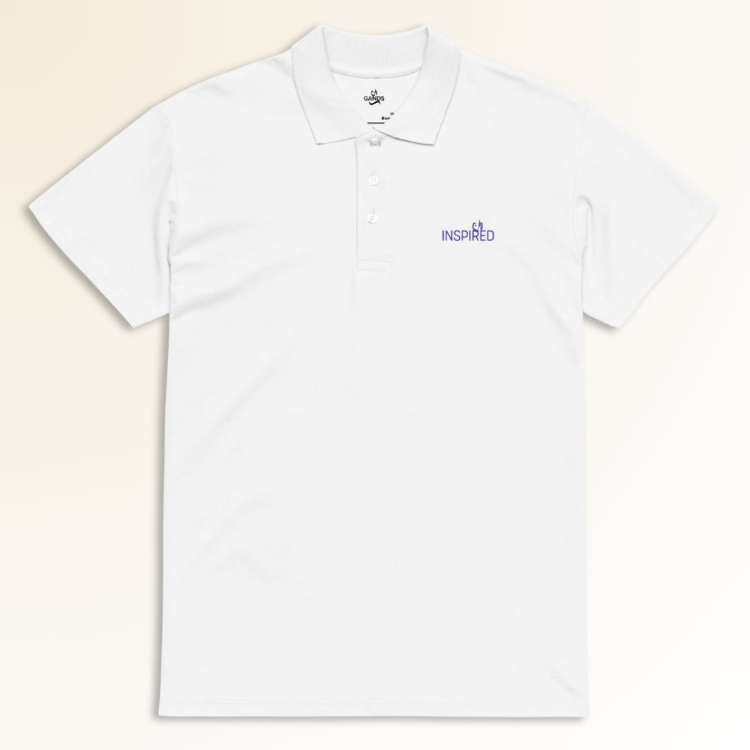 GANDS INSPIRED POLO | WHITE