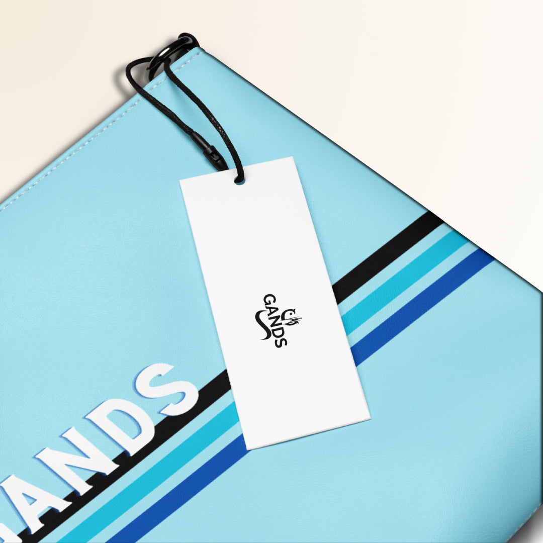 GANDS CLUTCH BAG IN WAVE LINE