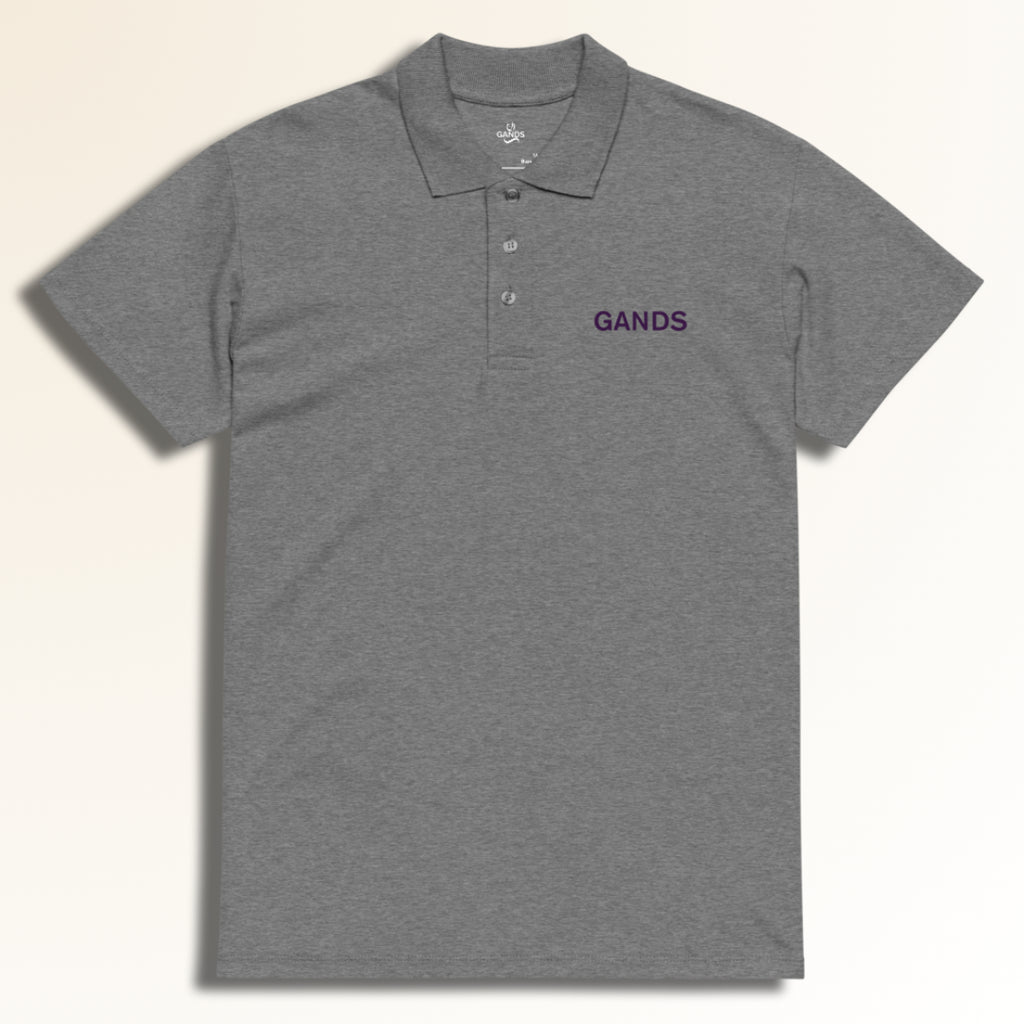 GANDS IDENTITY POLO | GREY MELANGE