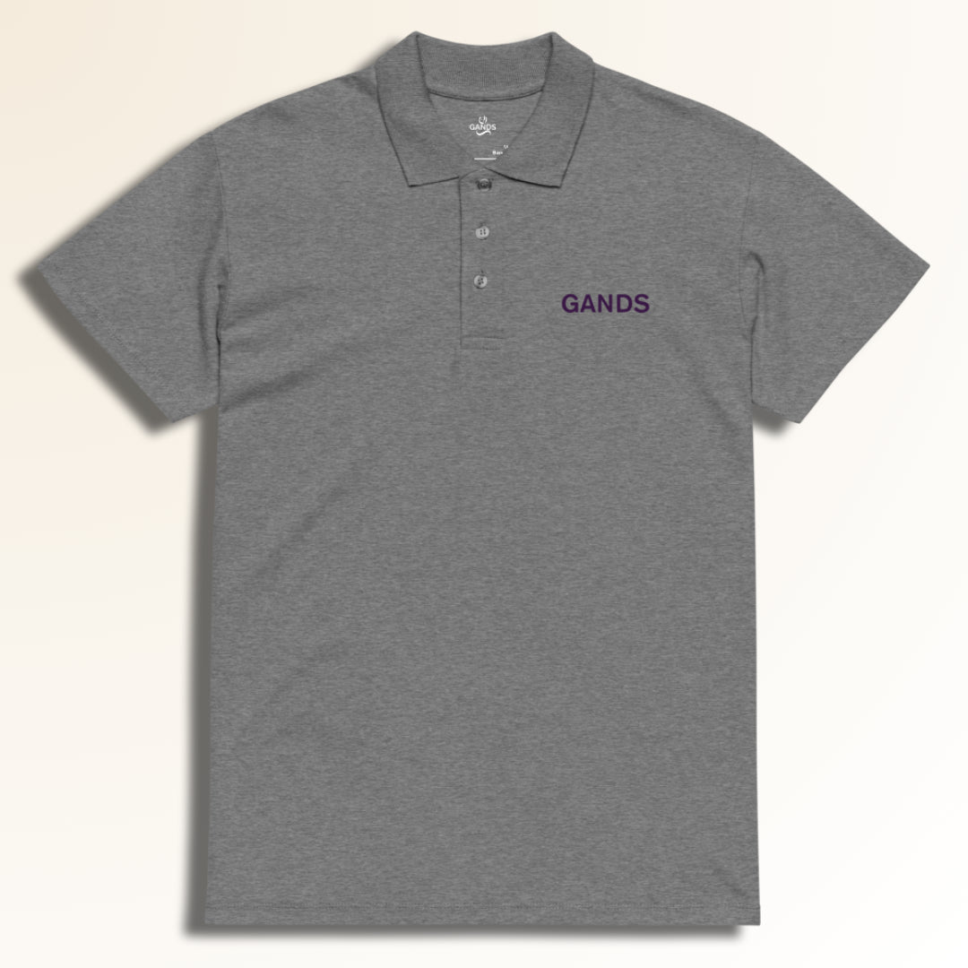 GANDS IDENTITY POLO | GREY MELANGE