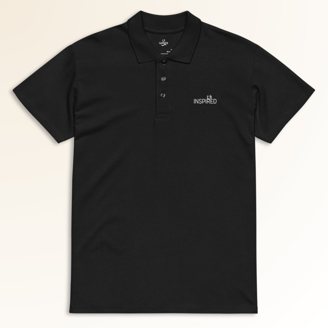 GANDS INSPIRED POLO | BLACK