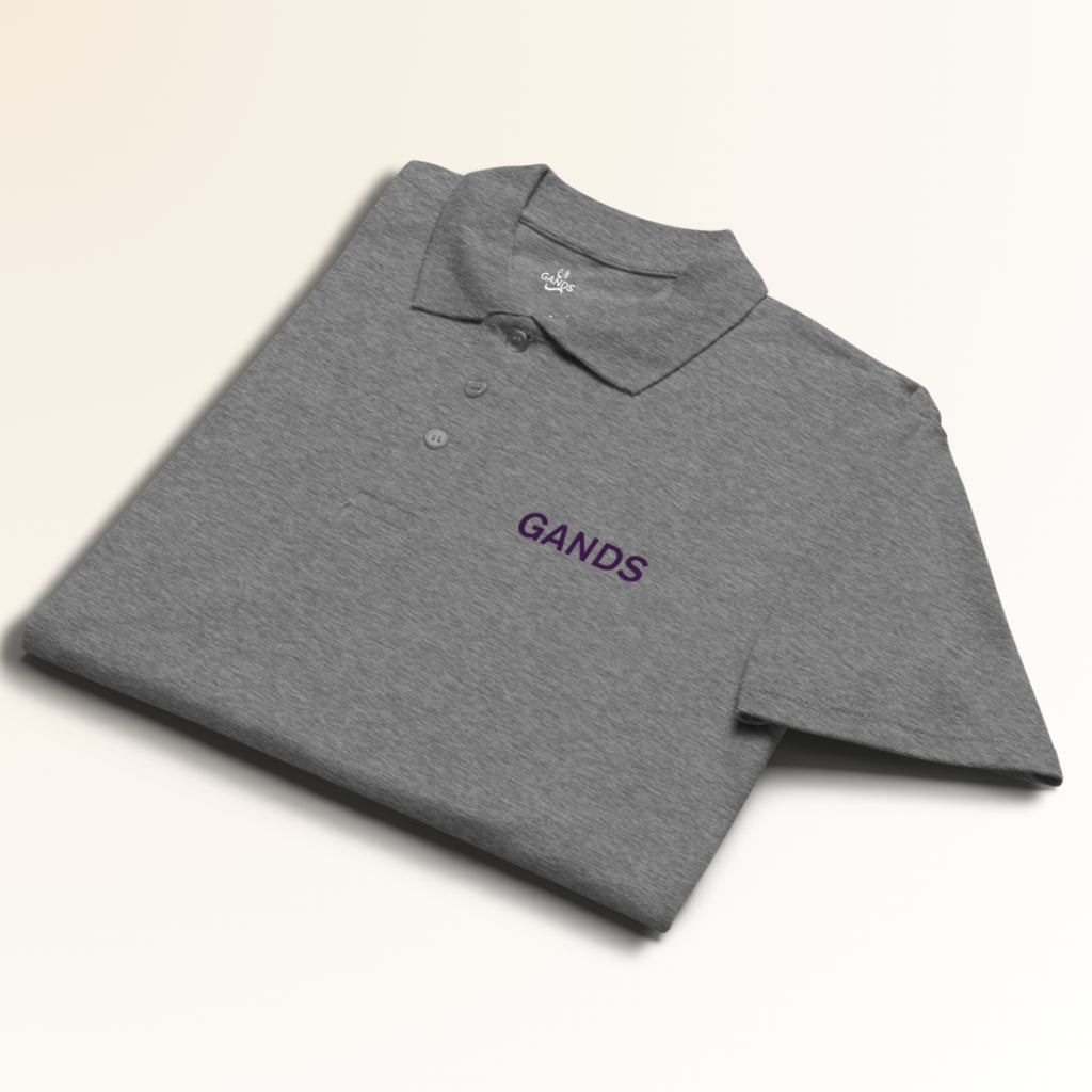 GANDS IDENTITY POLO | GREY MELANGE