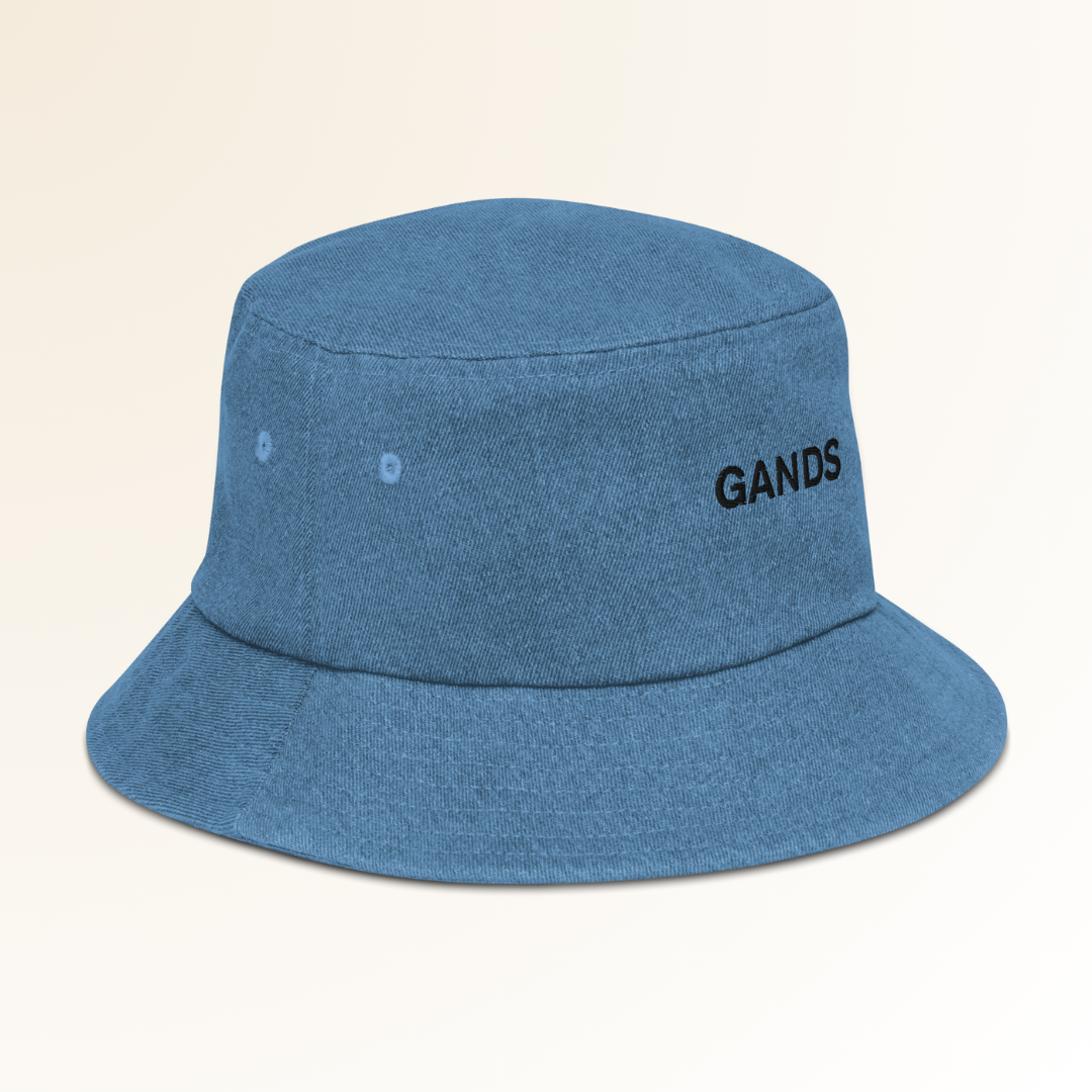 GANDS DENIM BUCKET HAT | LIGHT