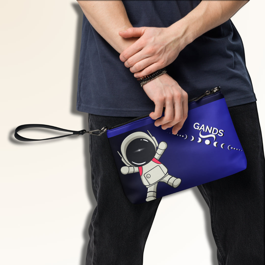 GANDS CLUTCH BAG HAPPY SPACEMAN