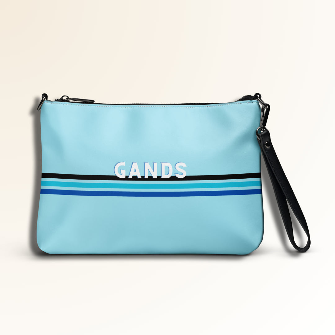 GANDS CLUTCH BAG IN WAVE LINE