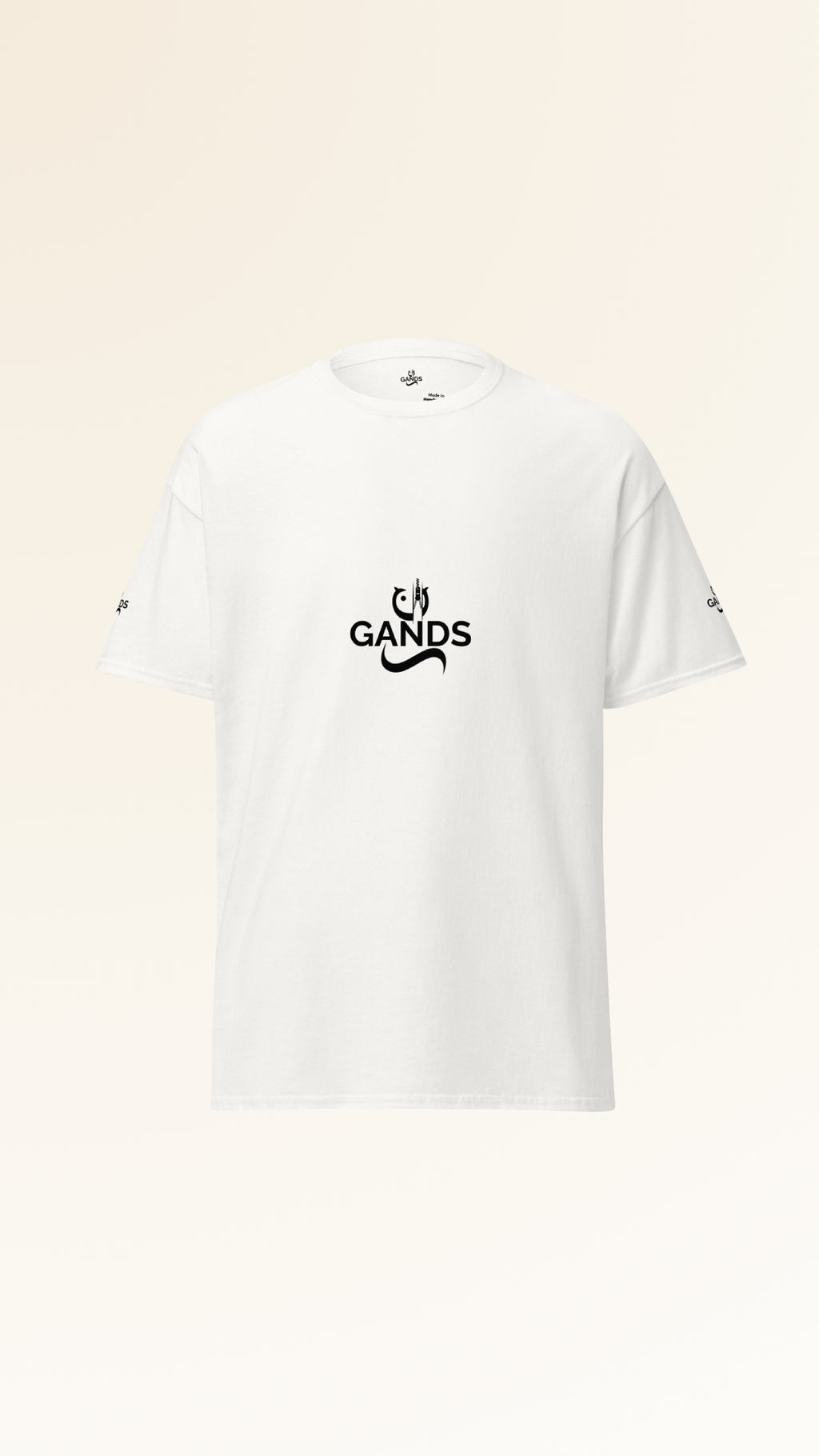 GANDS ORIGIN TEE | WHITE