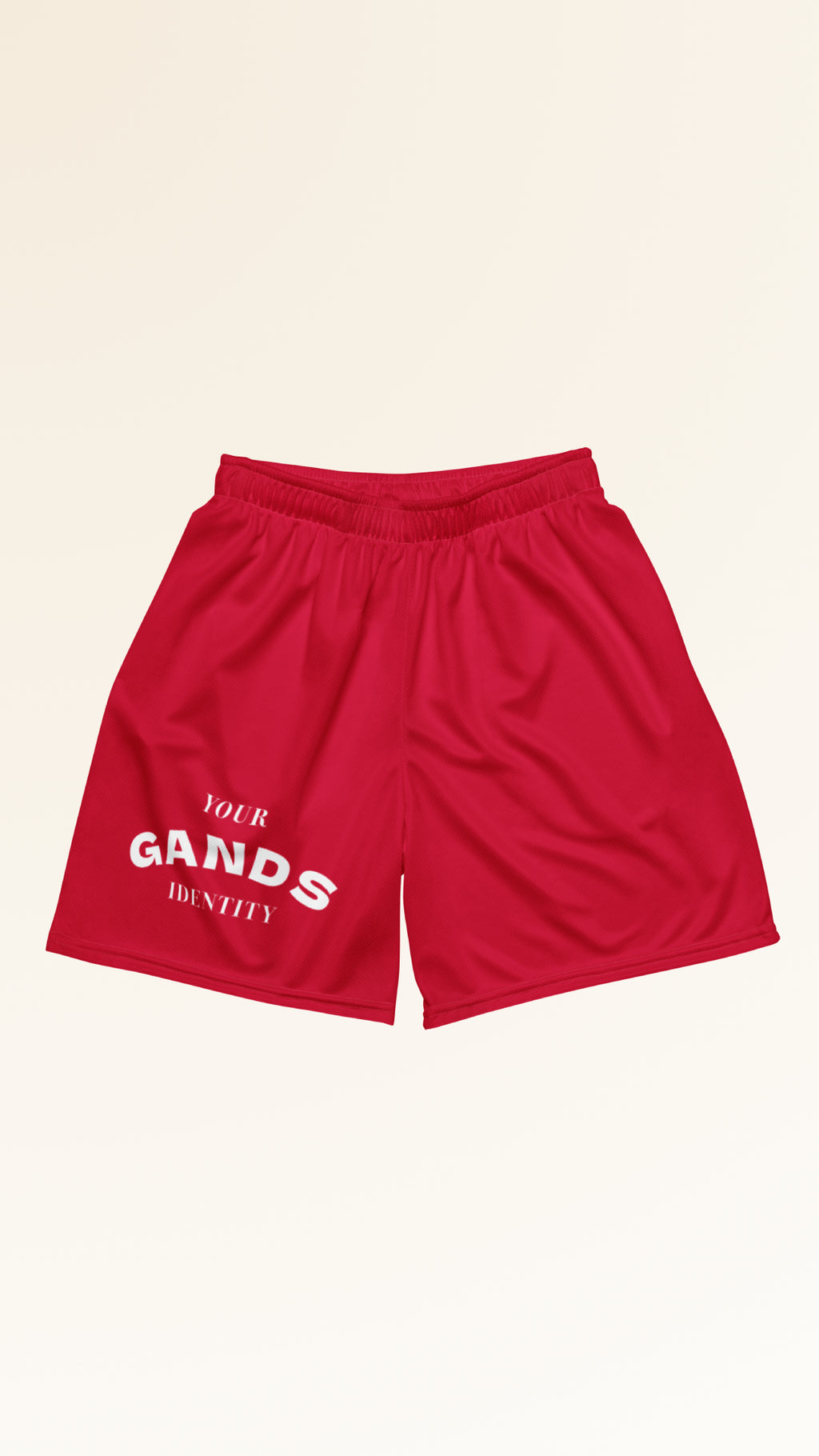 IDENTITY SHORTS | CRIMSON