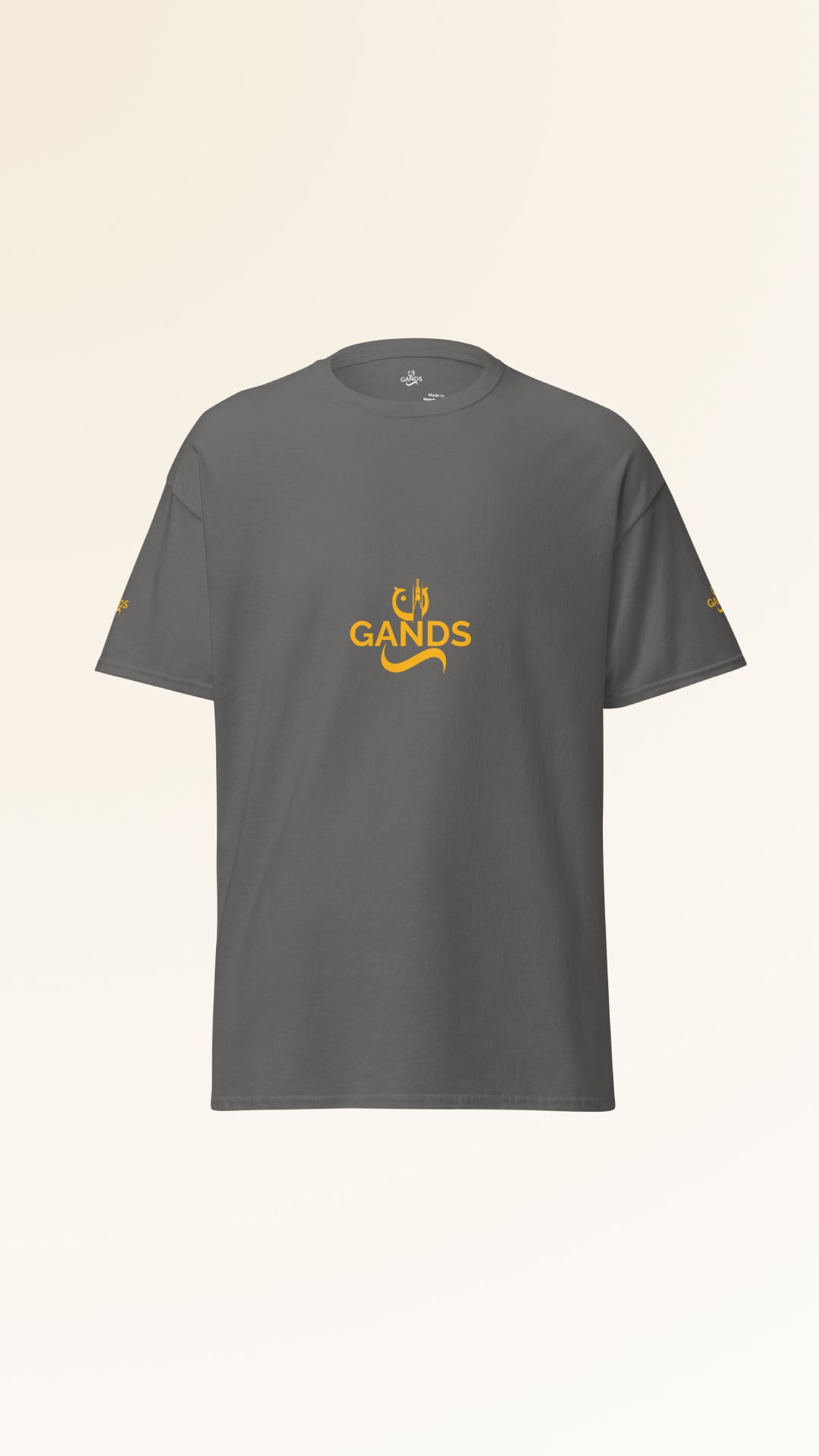 GANDS ORIGIN TEE | CHARCOAL