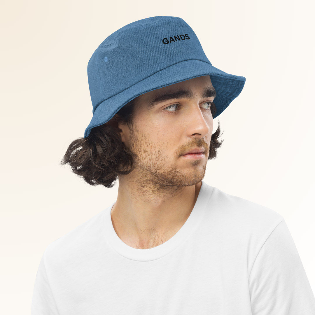 GANDS DENIM BUCKET HAT | LIGHT