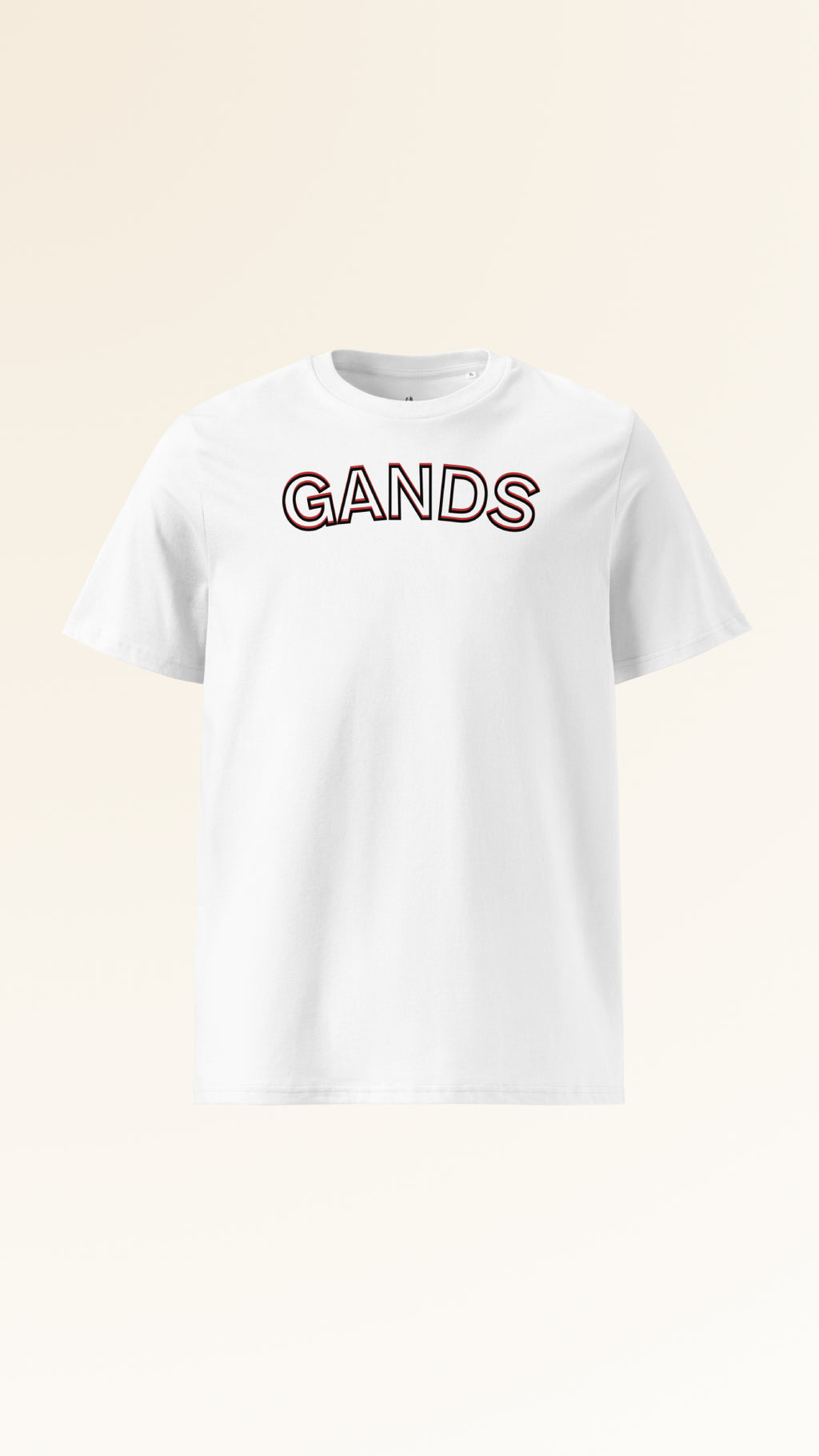 IDENTITY TEE | REDDISH WHITE
