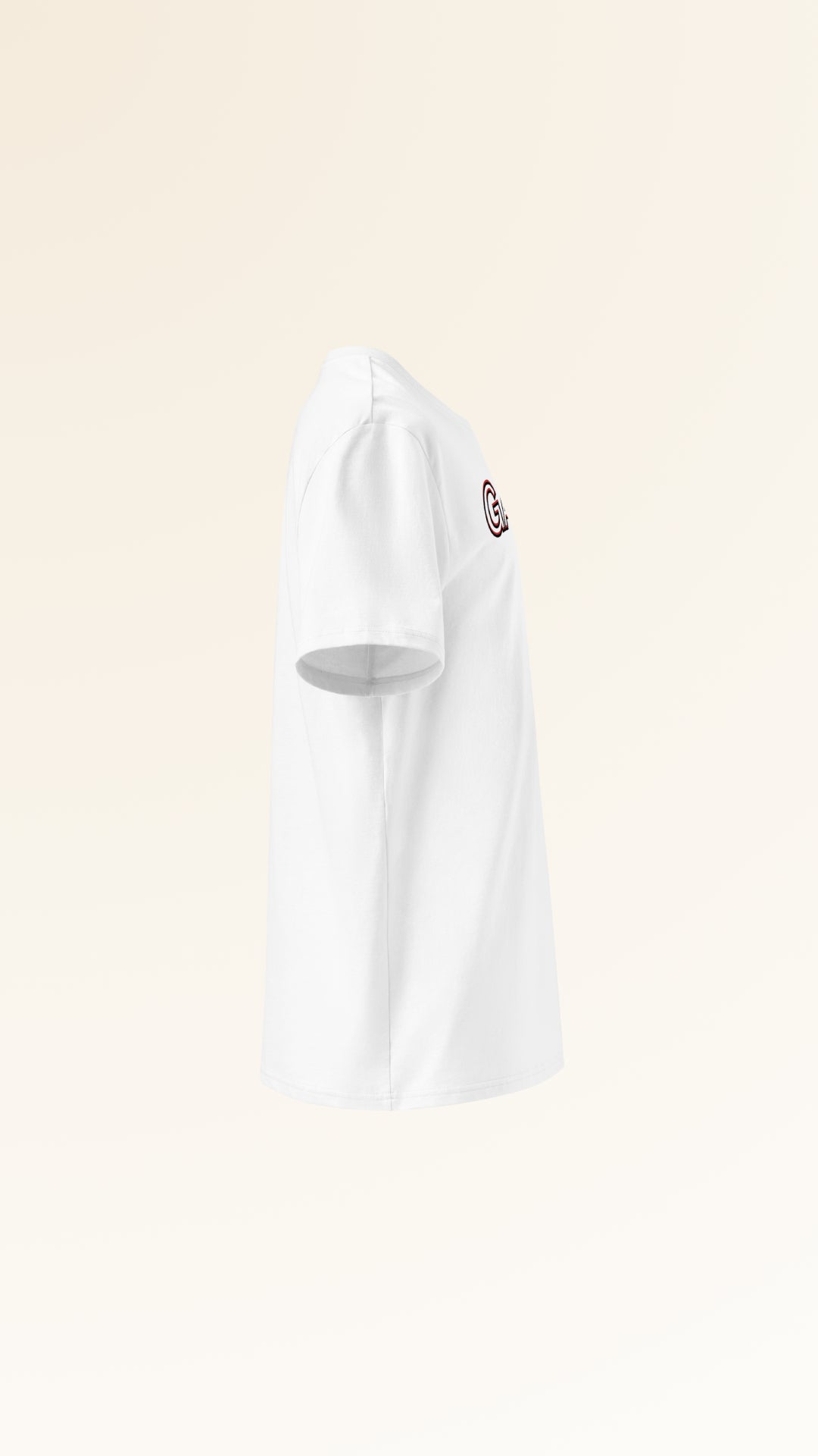 IDENTITY TEE | REDDISH WHITE