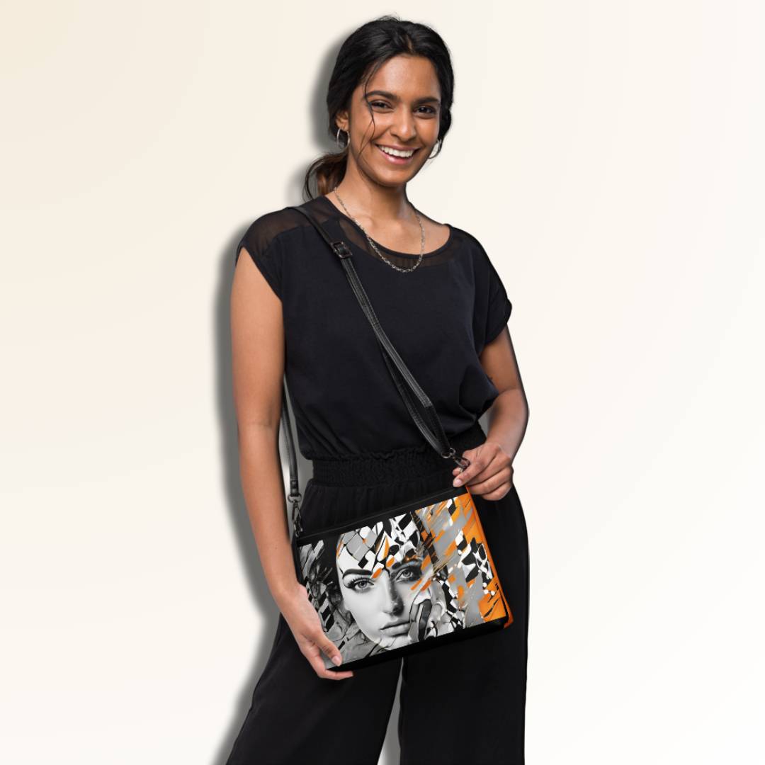 GANDS CLUTCH BAG TIME DISTORTION