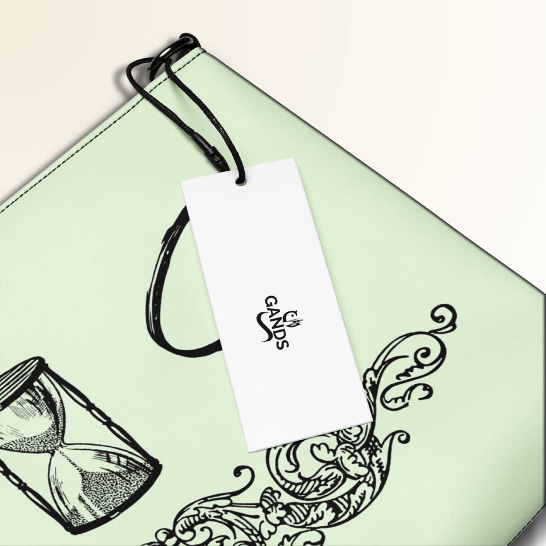 GANDS CLUTCH BAG G&S AMBER HOURGLASS