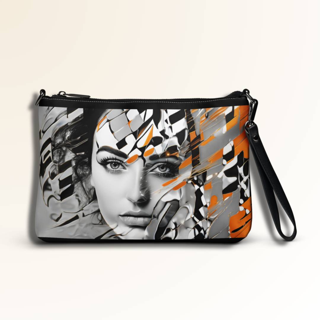 GANDS CLUTCH BAG TIME DISTORTION