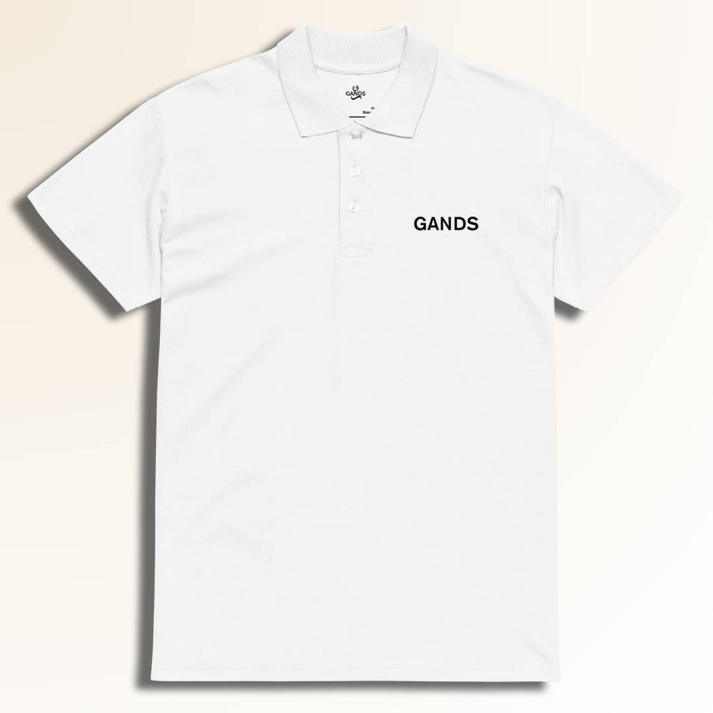 GANDS IDENTITY POLO | BLACK WHITE
