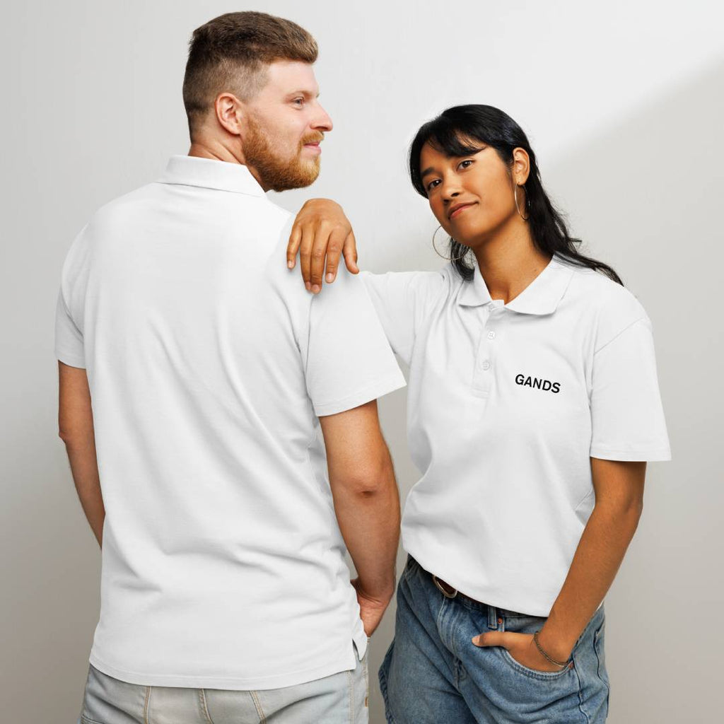 GANDS IDENTITY POLO | BLACK WHITE
