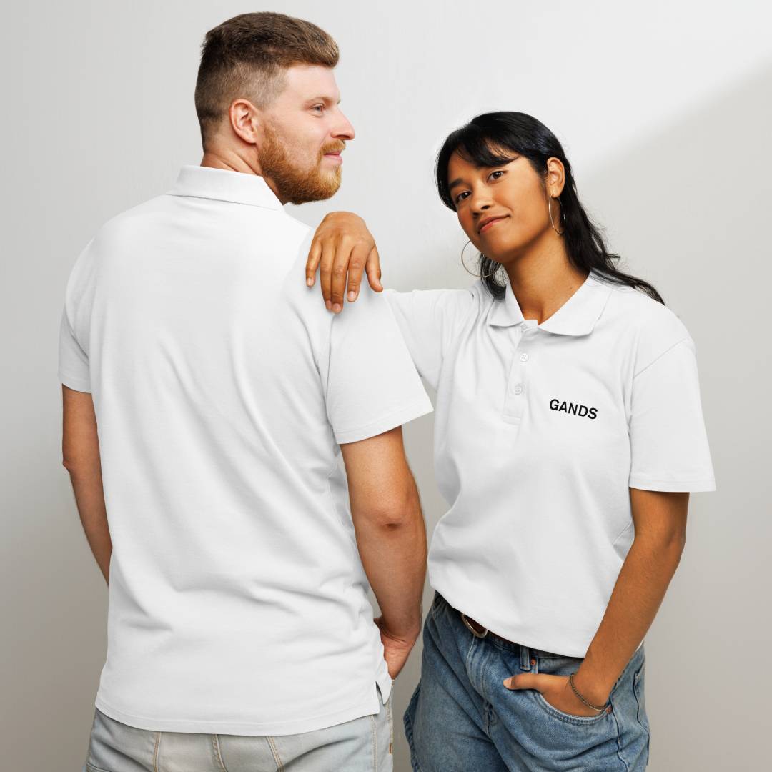 GANDS IDENTITY POLO | BLACK WHITE