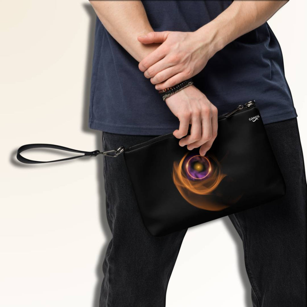 GANDS CLUTCH BAG ORANGE HOLE