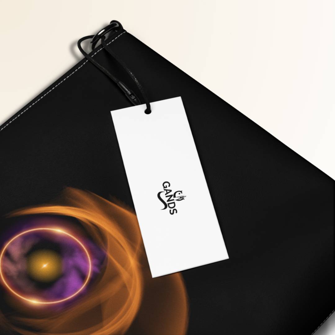 GANDS CLUTCH BAG ORANGE HOLE