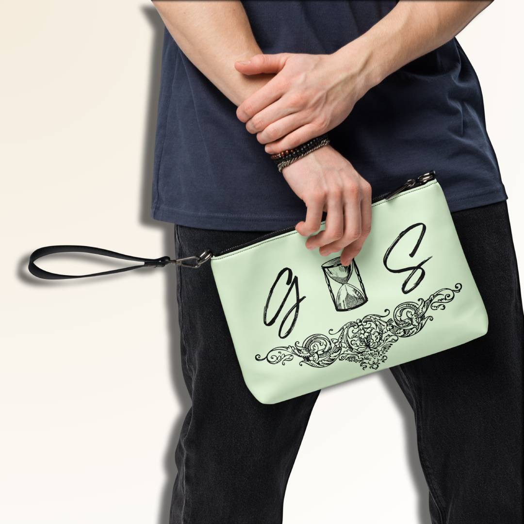GANDS CLUTCH BAG G&S AMBER HOURGLASS